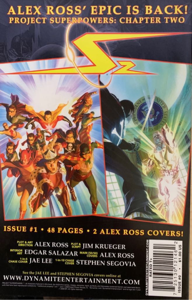 Project Superpowers: Chapter Two - Dynamite (0 - Jan 2009) comic book collectible [Barcode 725130121462] - Main Image 2