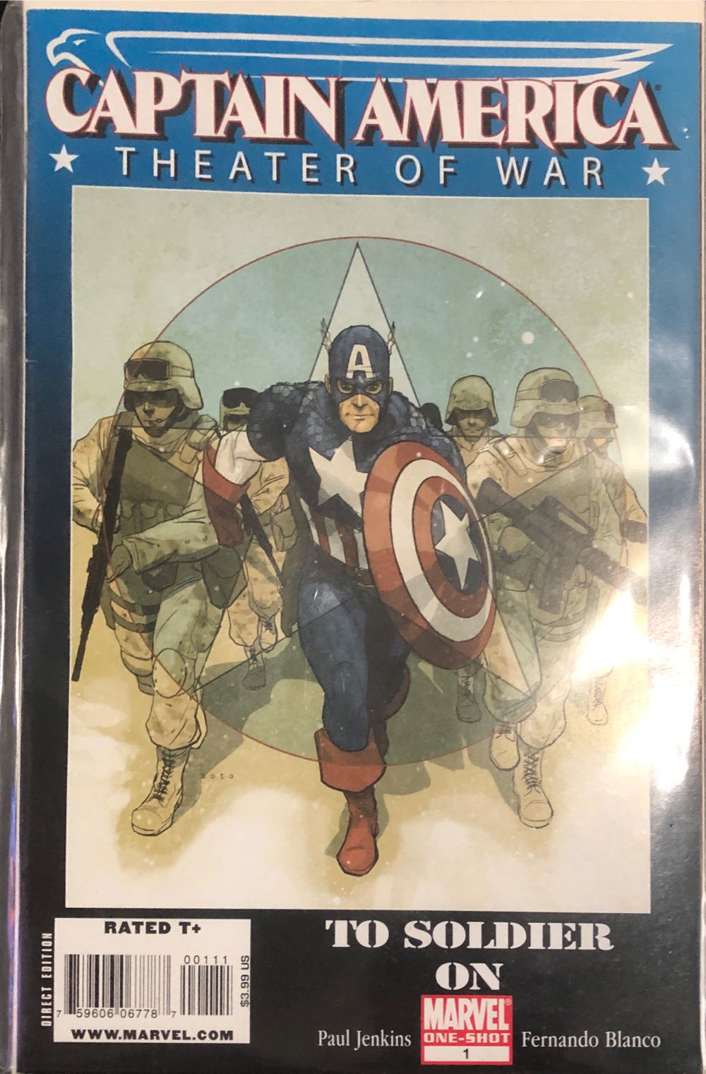 Captain American: Theater of War  (1) comic book collectible [Barcode 759606067787] - Main Image 2