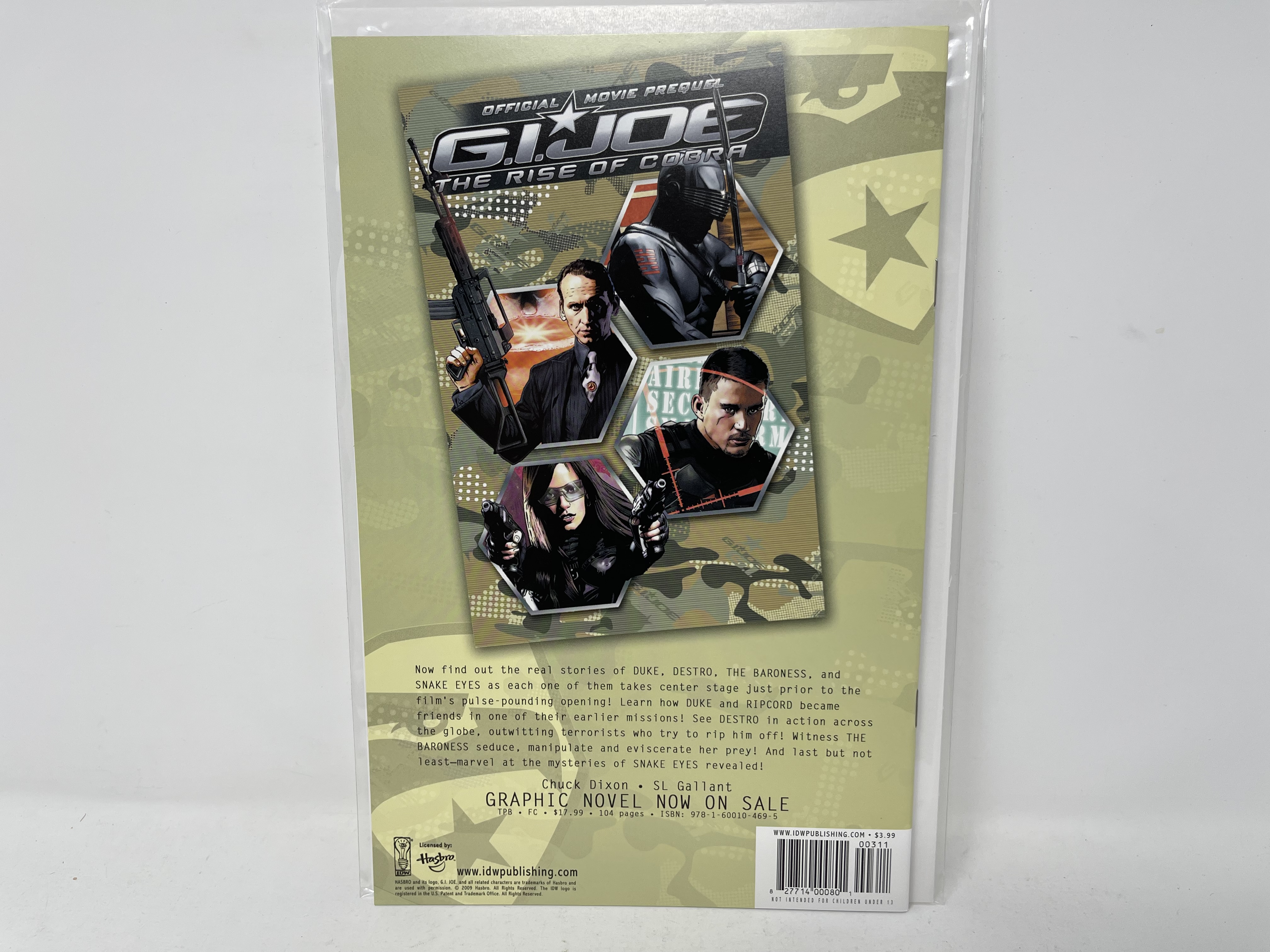 G.I. Joe: The Rise Of Cobra (2009): Official Movie Adaptation - IDW (3 - 07/2009) comic book collectible [Barcode 827714000801] - Main Image 2