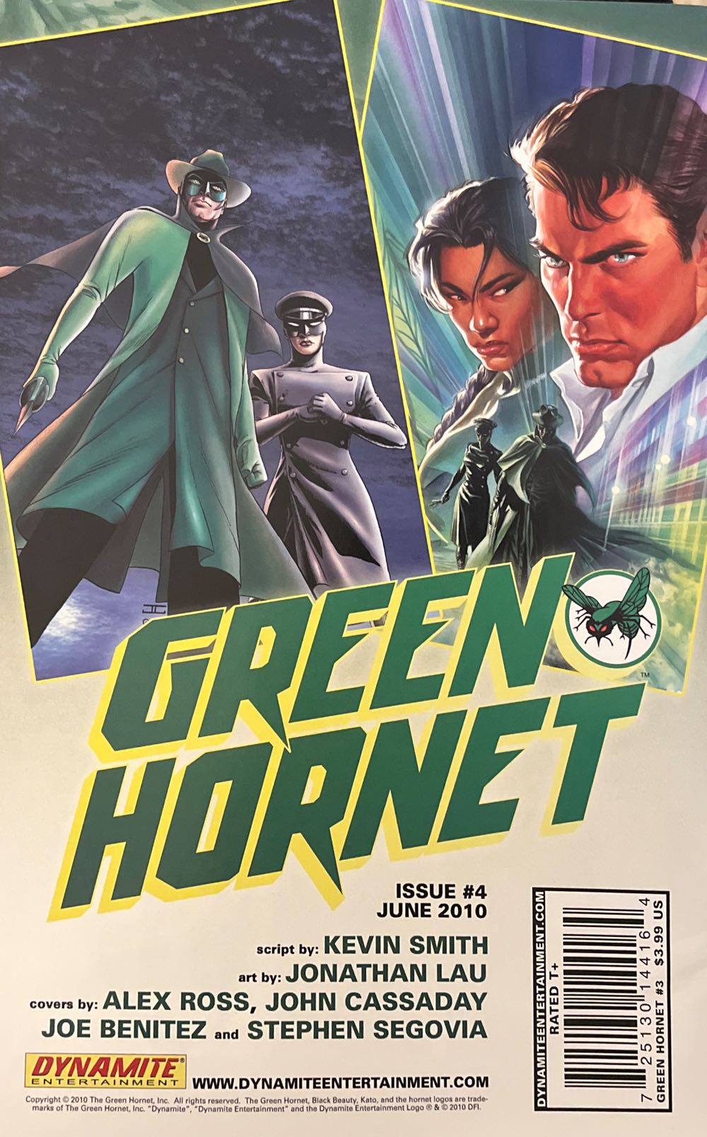 Green Hornet - Dynamite Entertainment (3 - Apr 2010) comic book collectible [Barcode 725130144164] - Main Image 2