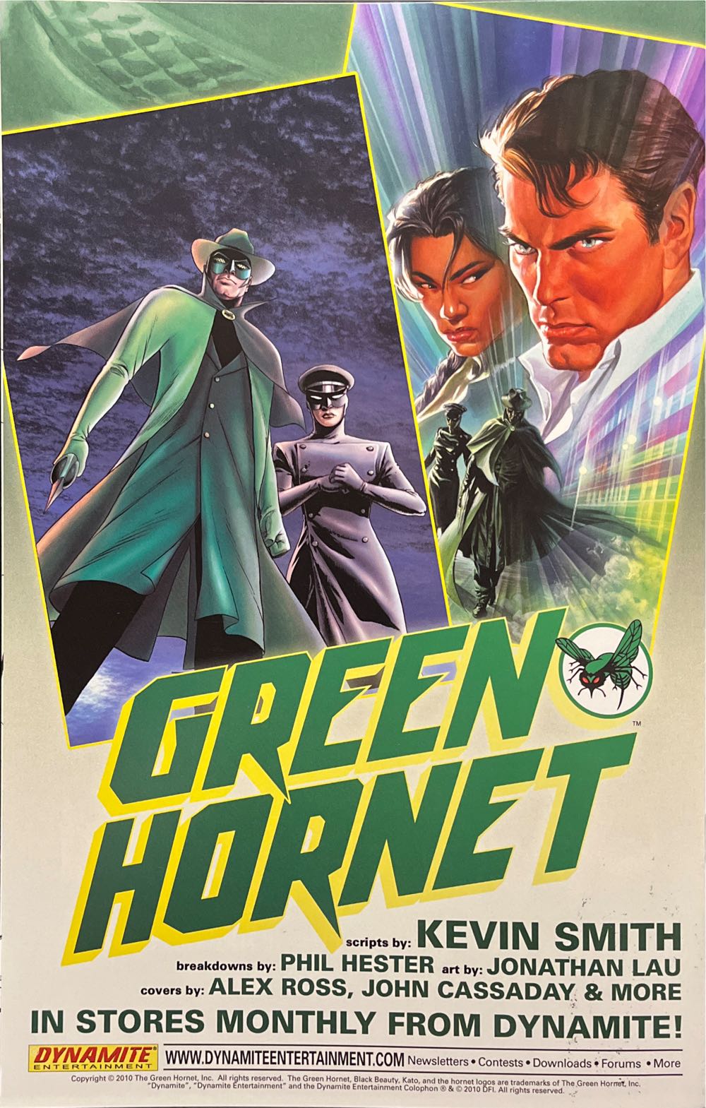 Green Hornet - Dynamite Comics (1 - May 2010) comic book collectible [Barcode 725130141804] - Main Image 2