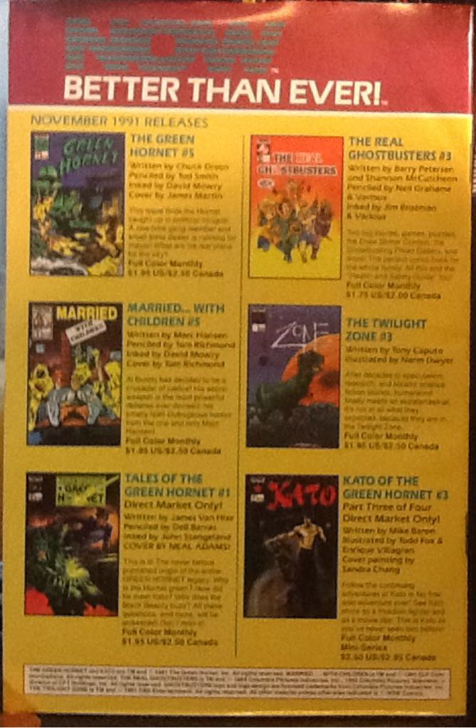 Green Hornet  (4) comic book collectible [Barcode 725130137067] - Main Image 2