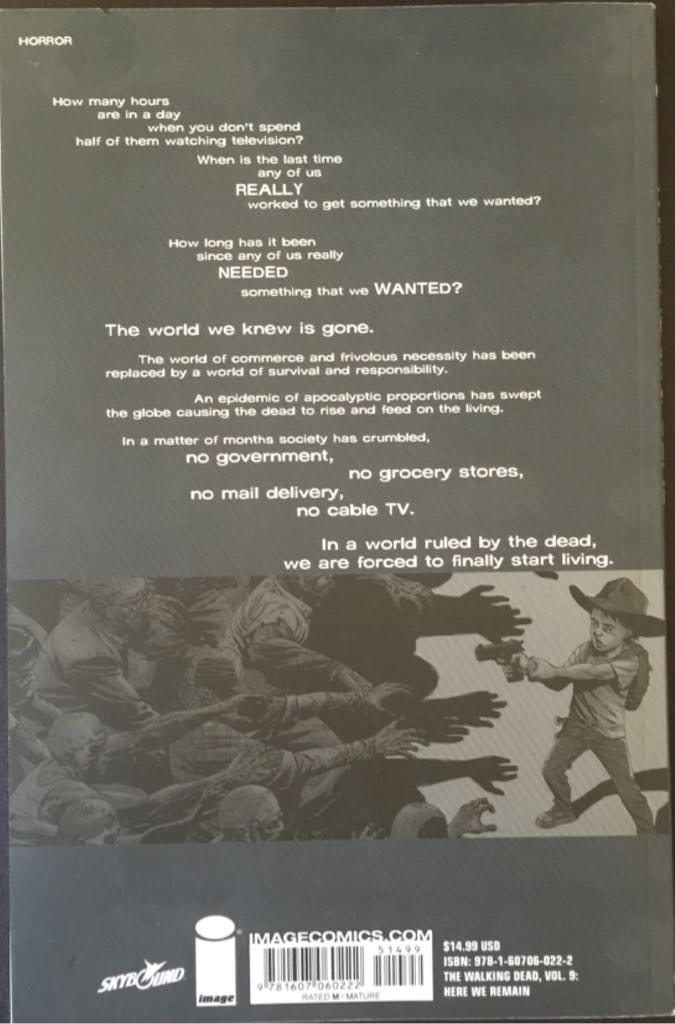 Walking Dead 9: Here We Remain, The - Image Comics (9 - Oct 2013) comic book collectible [Barcode 9781607060222] - Main Image 2