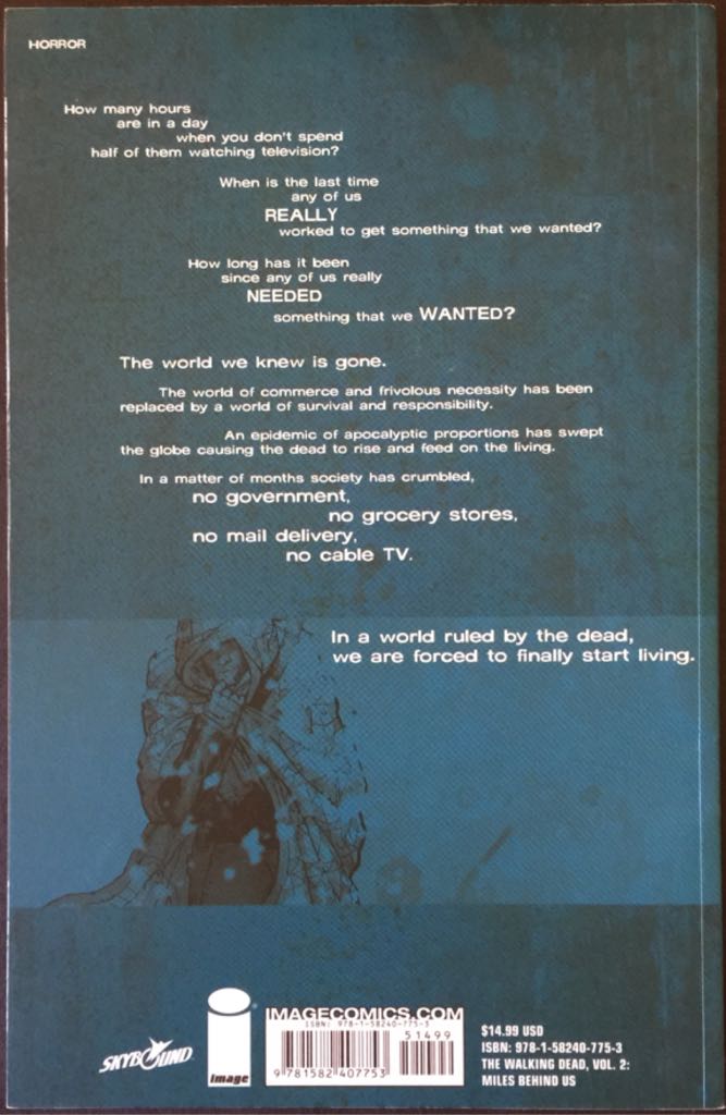 The Walking Dead: Miles Behind Us - Image Comics, Inc. (7-12 - Jul 2015) comic book collectible [Barcode 9781582407753] - Main Image 2