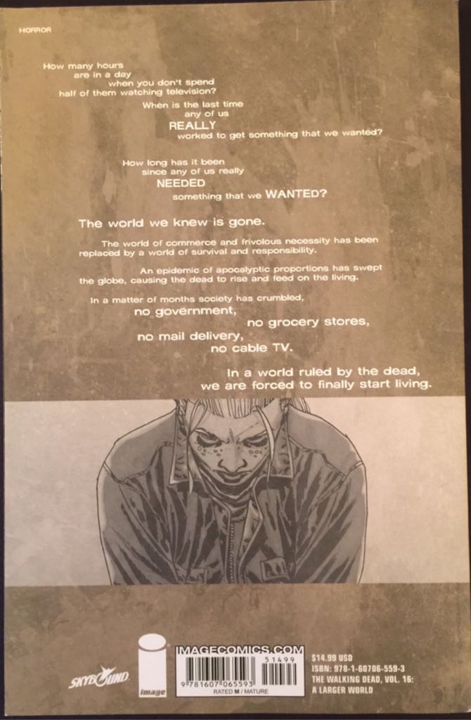 The Walking Dead - Image Comics (16 - Jan 2012) comic book collectible [Barcode 9781607065593] - Main Image 2