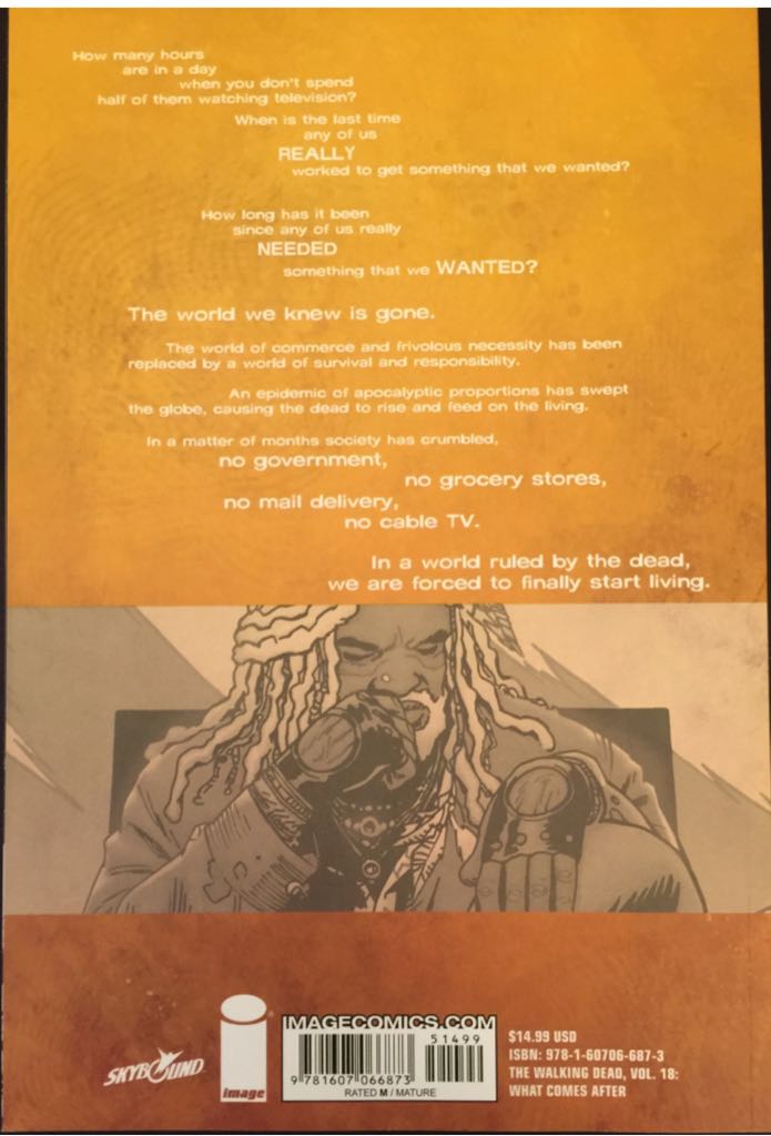 Walking Dead 18: What Comes After, The - Image Comics (18 - Jul 2012) comic book collectible [Barcode 9781607066873] - Main Image 2