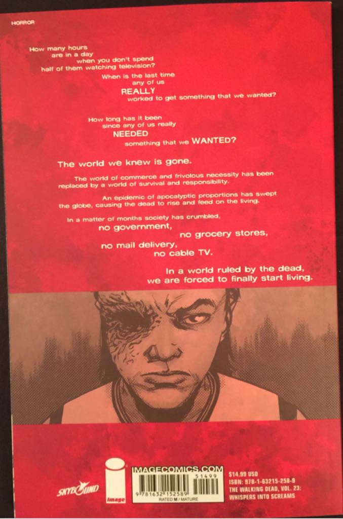 The Walking Dead Vol 23 - Image Comics (23 - Apr 2015) comic book collectible [Barcode 9781632152589] - Main Image 2