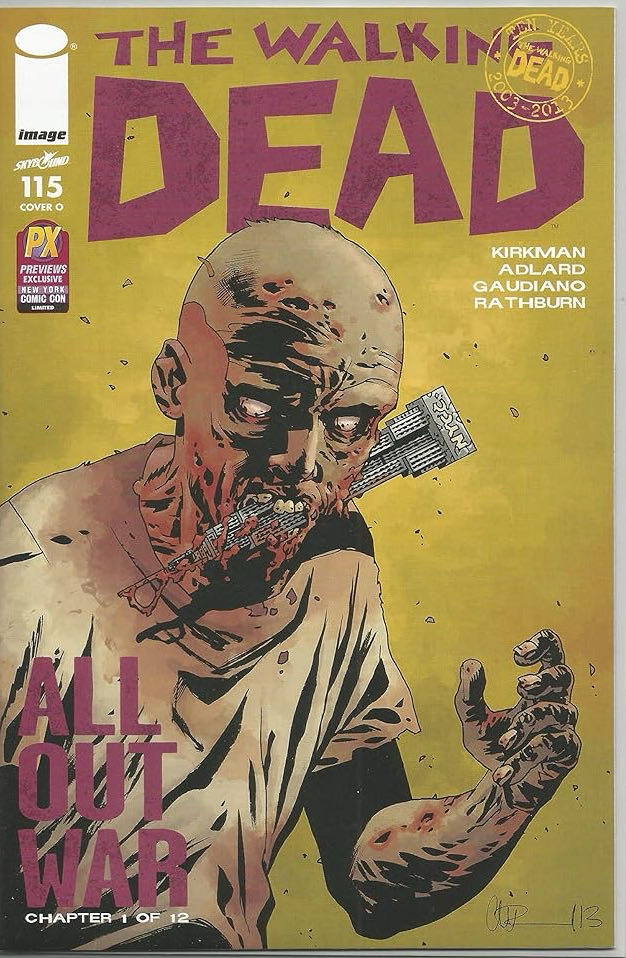 The Walking Dead - Image Comics (115) comic book collectible [Barcode 709853000730] - Main Image 3