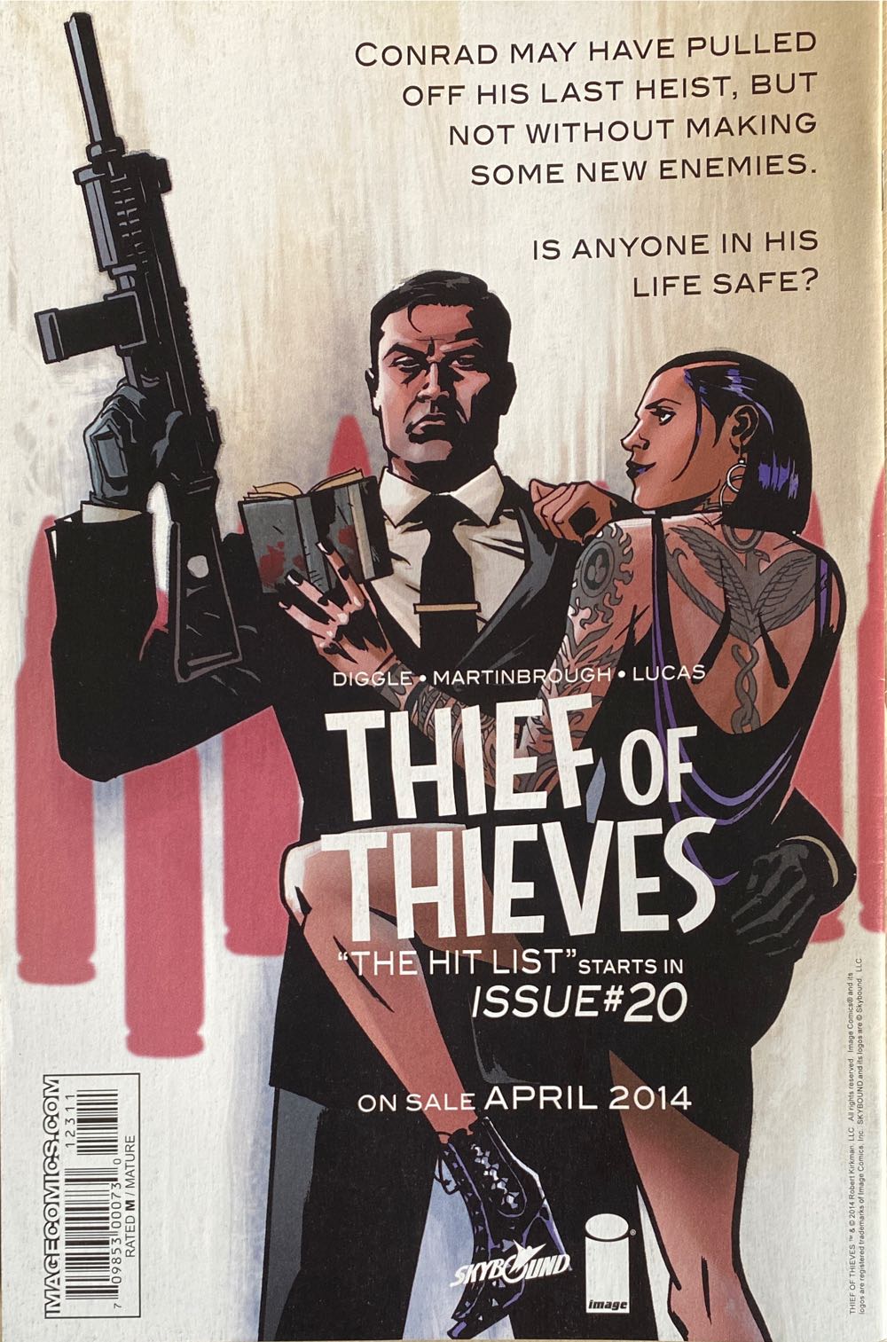 The Walking Dead - Image Comics (123 - Mar 2014) comic book collectible [Barcode 70985300073012311] - Main Image 2