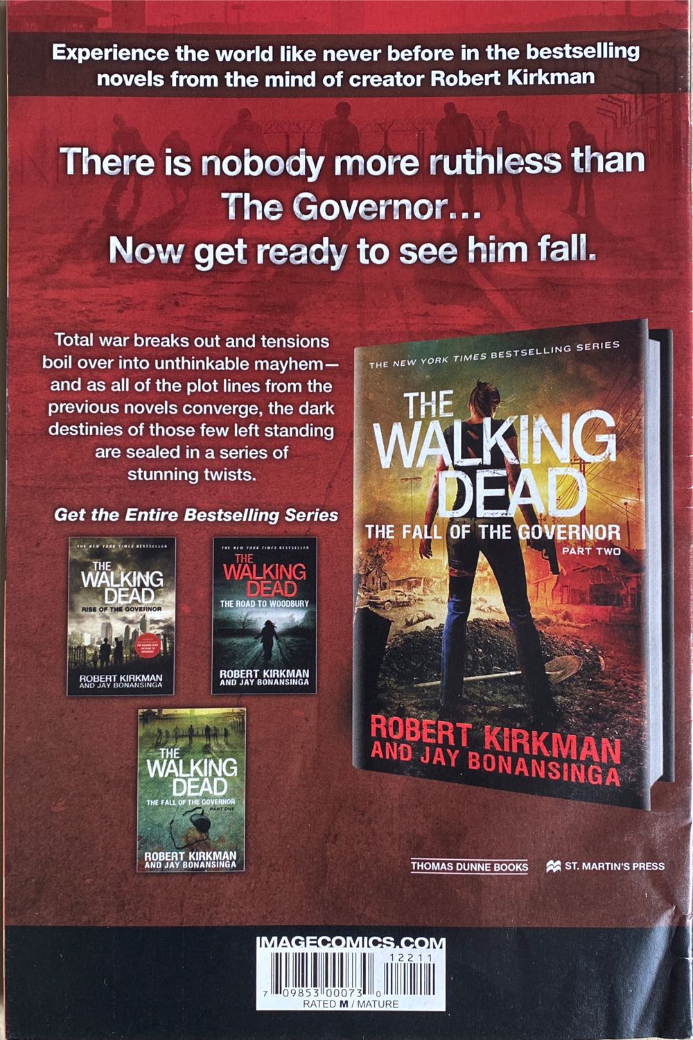 The Walking Dead(2003 Image)#122 - Image Comics (122 - Feb 2014) comic book collectible [Barcode 70985300073012211] - Main Image 2