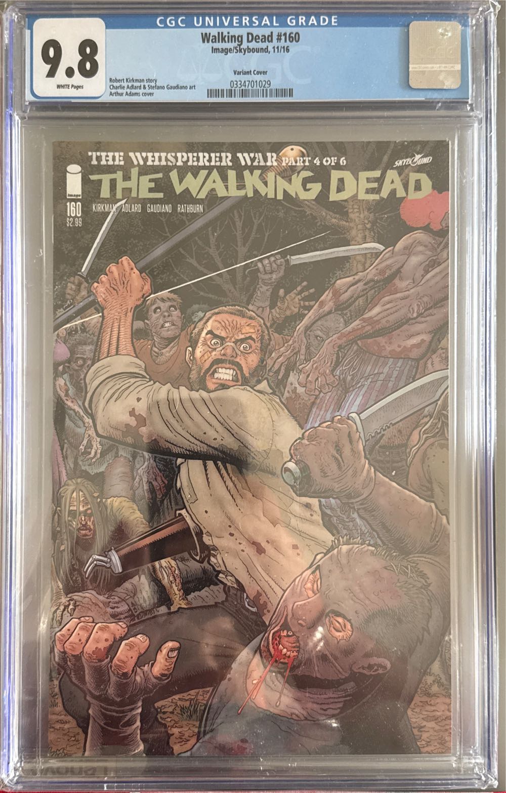 The Walking Dead - Image Comics (160 - Nov 2016) comic book collectible [Barcode 70985300073016021] - Main Image 3