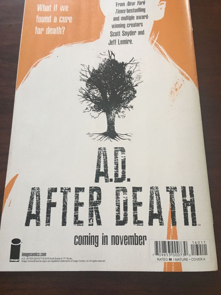 Walking Dead, The - Image - Skybound (160 - Nov 2016) comic book collectible [Barcode 709853000730] - Main Image 2