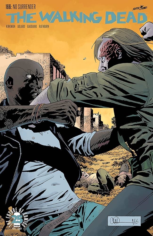 The Walking Dead - Image Comics (166 - Apr 2017) comic book collectible [Barcode 70985300073016611] - Main Image 2