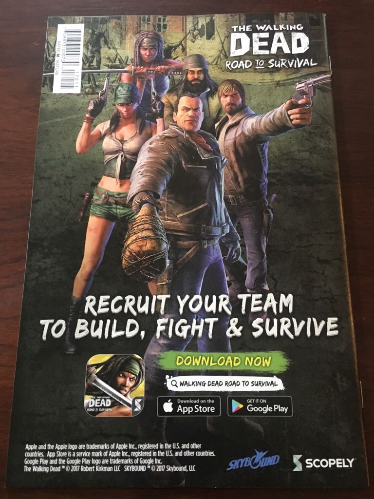 The Walking Dead - Image Comics (170 - Aug 2017) comic book collectible [Barcode 709853000730] - Main Image 2