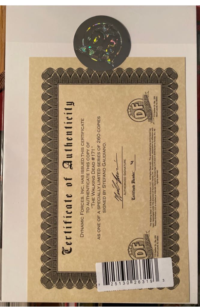 The Walking Dead - Image Comics (171 - Sep 2017) comic book collectible [Barcode 70985300073017111] - Main Image 2