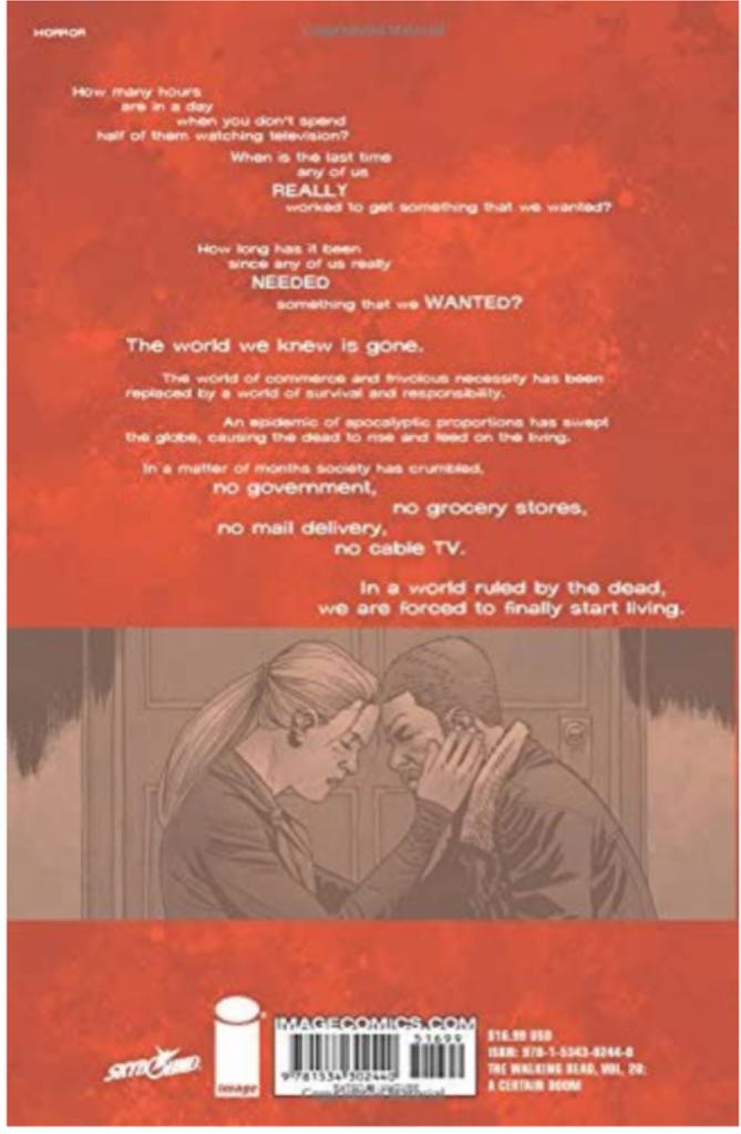 Żywe Trupy. Tom 28: A Certain Doom - Image (28) comic book collectible [Barcode 9781534302440] - Main Image 2