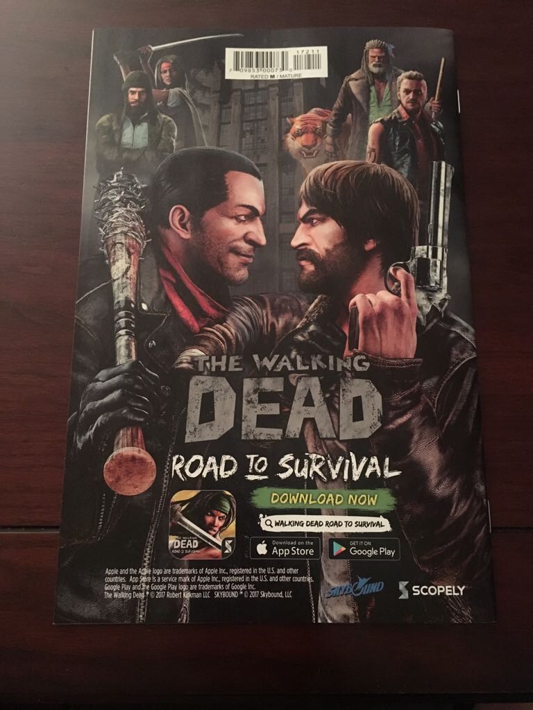 The Walking Dead - Image Comics (172 - Oct 2017) comic book collectible [Barcode 709853000730] - Main Image 2