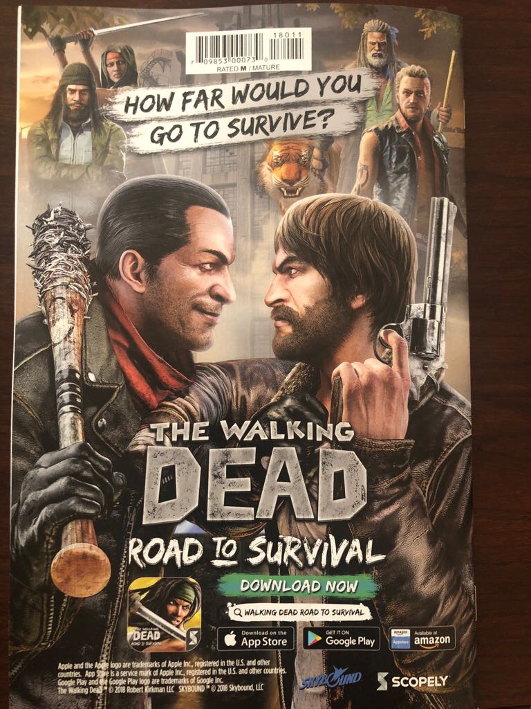 Walking Dead, The - Image Comics (180 - Jun 2018) comic book collectible [Barcode 709853000730] - Main Image 2