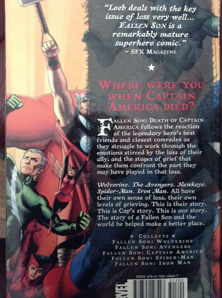 Fallen Son: The Death of Captian America - Marvel comic book collectible - Main Image 2