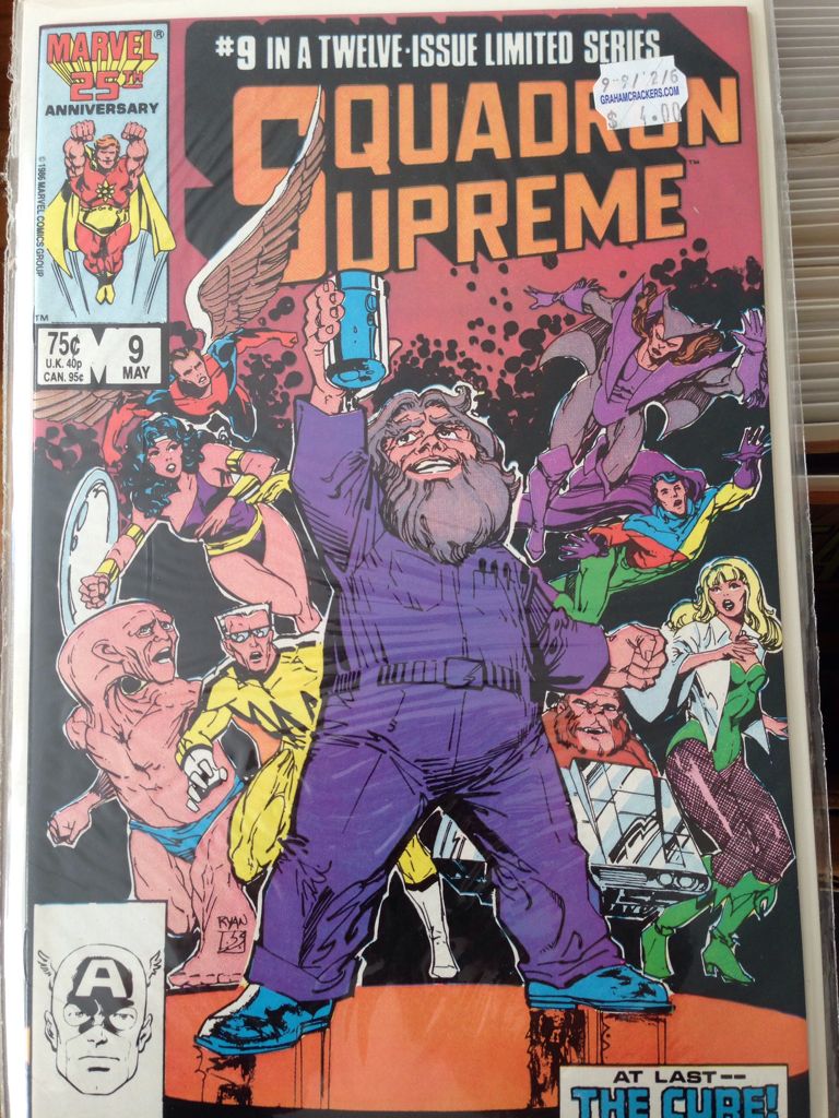 Squadron Supreme - Marvel Comics (9 - 05/1986) comic book collectible [Barcode 759606064410] - Main Image 1