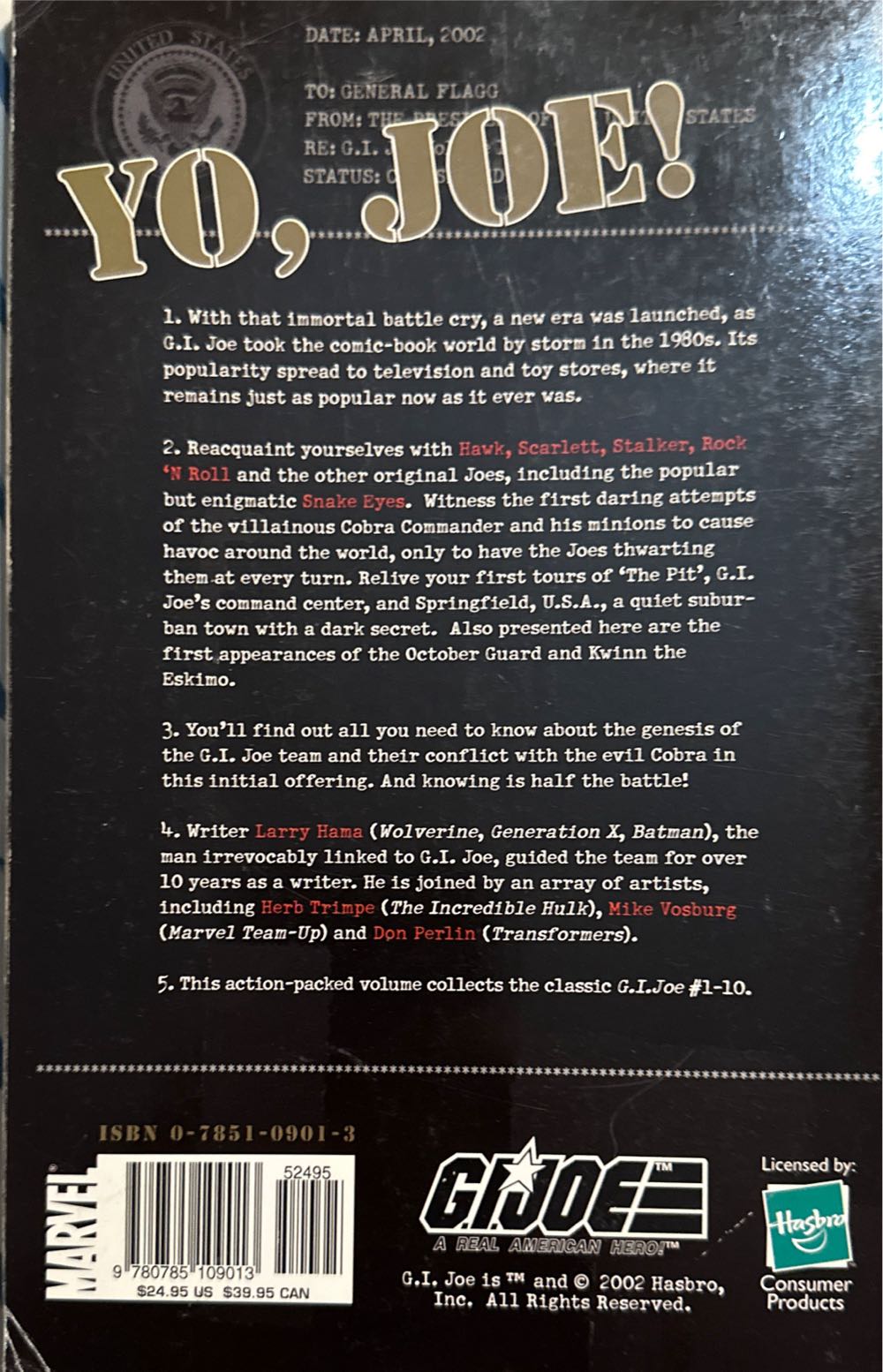 G.I Joe - IDW (1) comic book collectible [Barcode 9780785109013] - Main Image 2