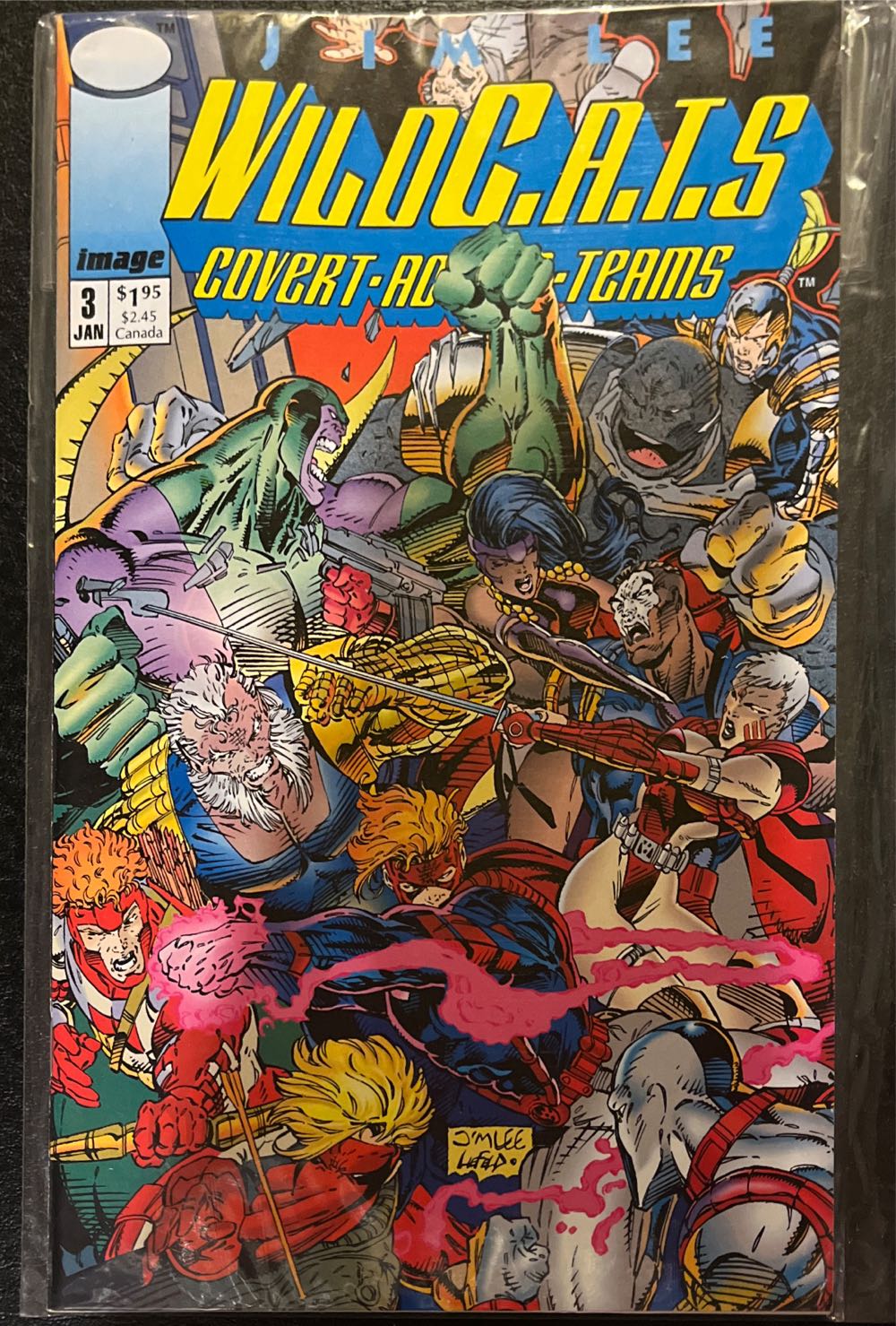 WildC.A.T.S - Image Comics and Malibu Comics (3 - Jan 1992) comic book collectible [Barcode 761941218366] - Main Image 2