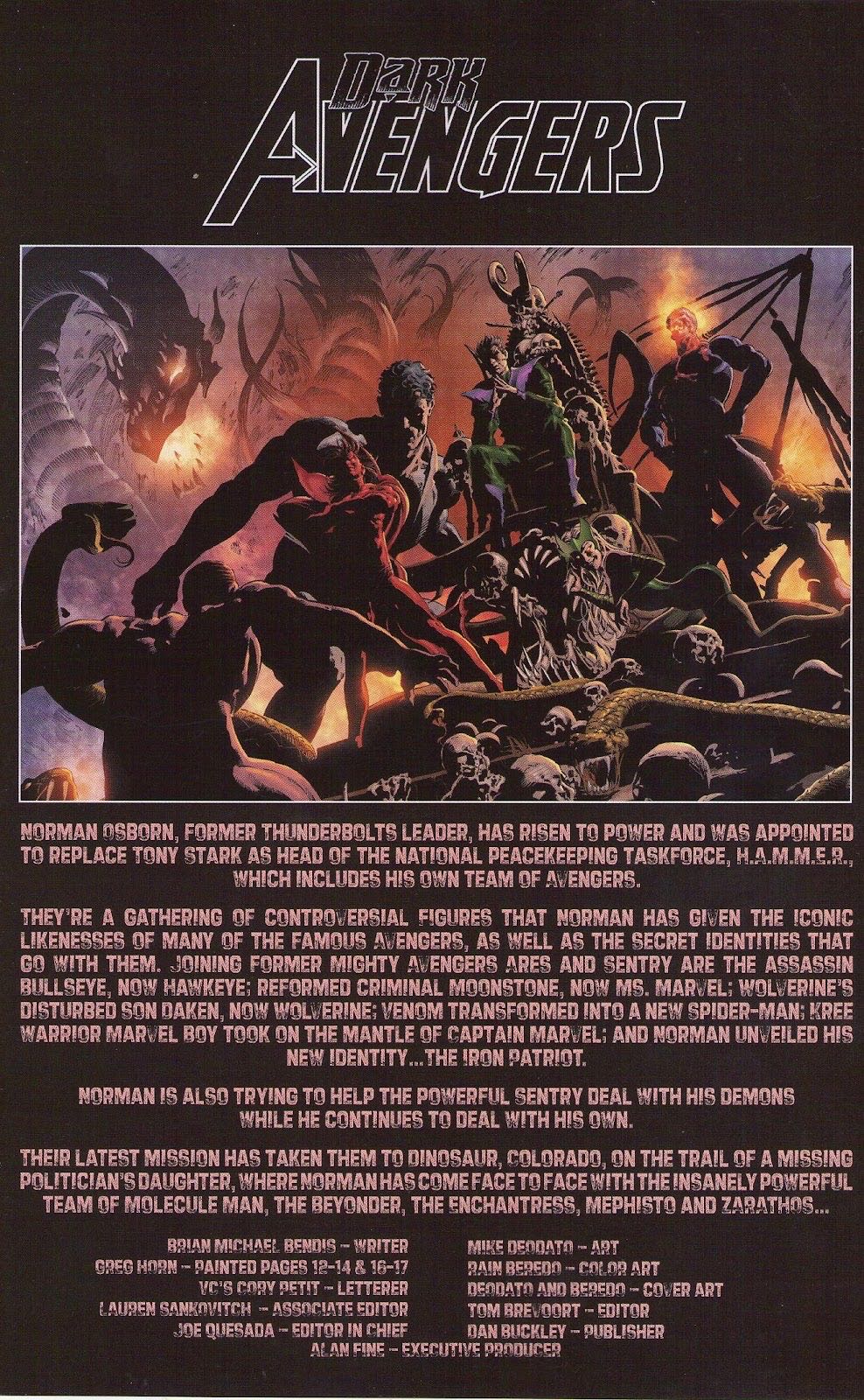 Dark Avengers - Marvel Comics (11 - 01/2010) comic book collectible [Barcode 759606066308] - Main Image 2