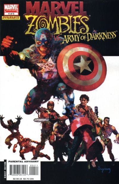 Marvel Zombies Vs Army of Darkness #4 (Cover A) - Marvel Comics (4 - Aug 2007) comic book collectible [Barcode 75960606145700411] - Main Image 2