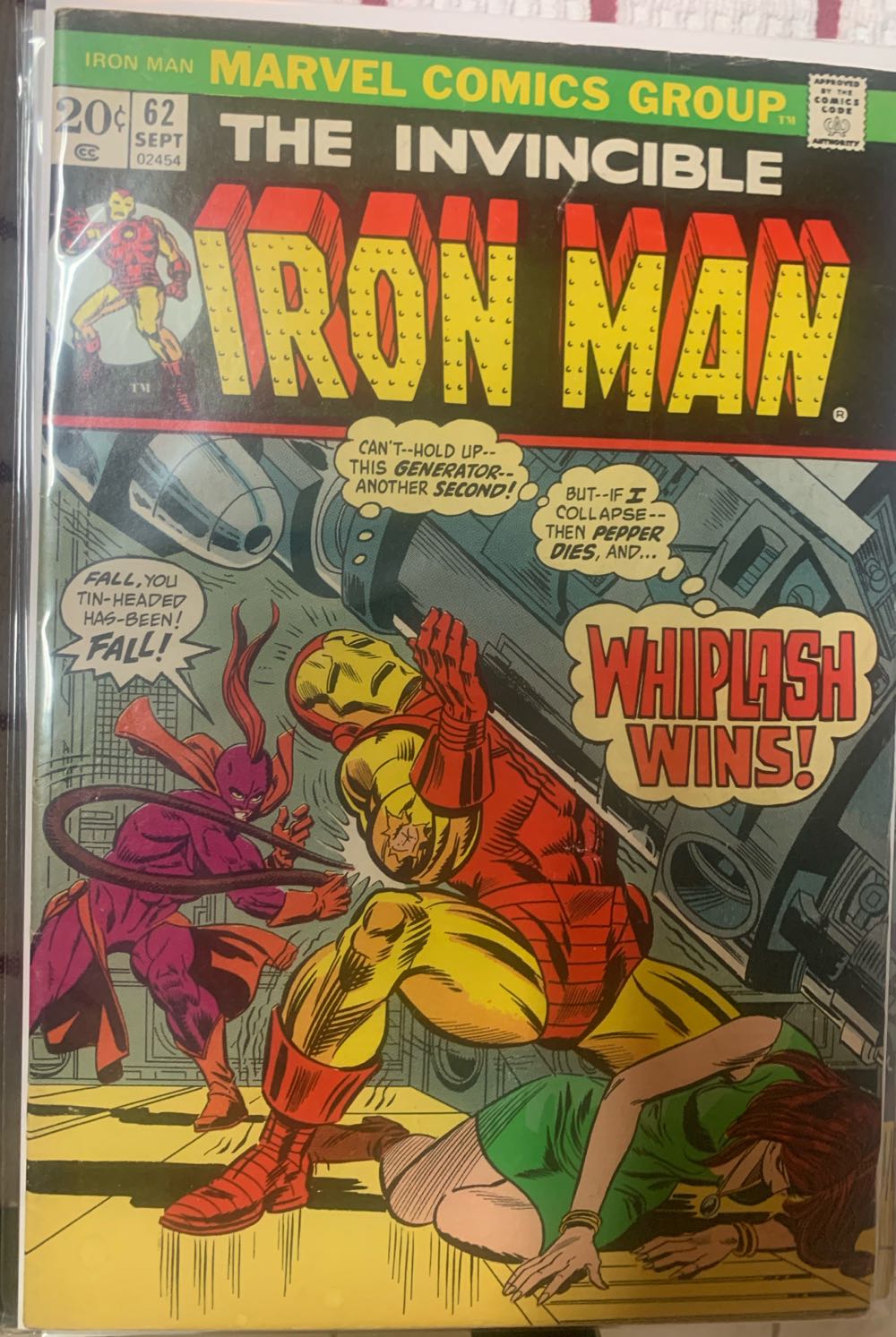 Iron Man #62 - Marvel Comics Group (62 - Sep 1973) comic book collectible [Barcode 9780785136866] - Main Image 2