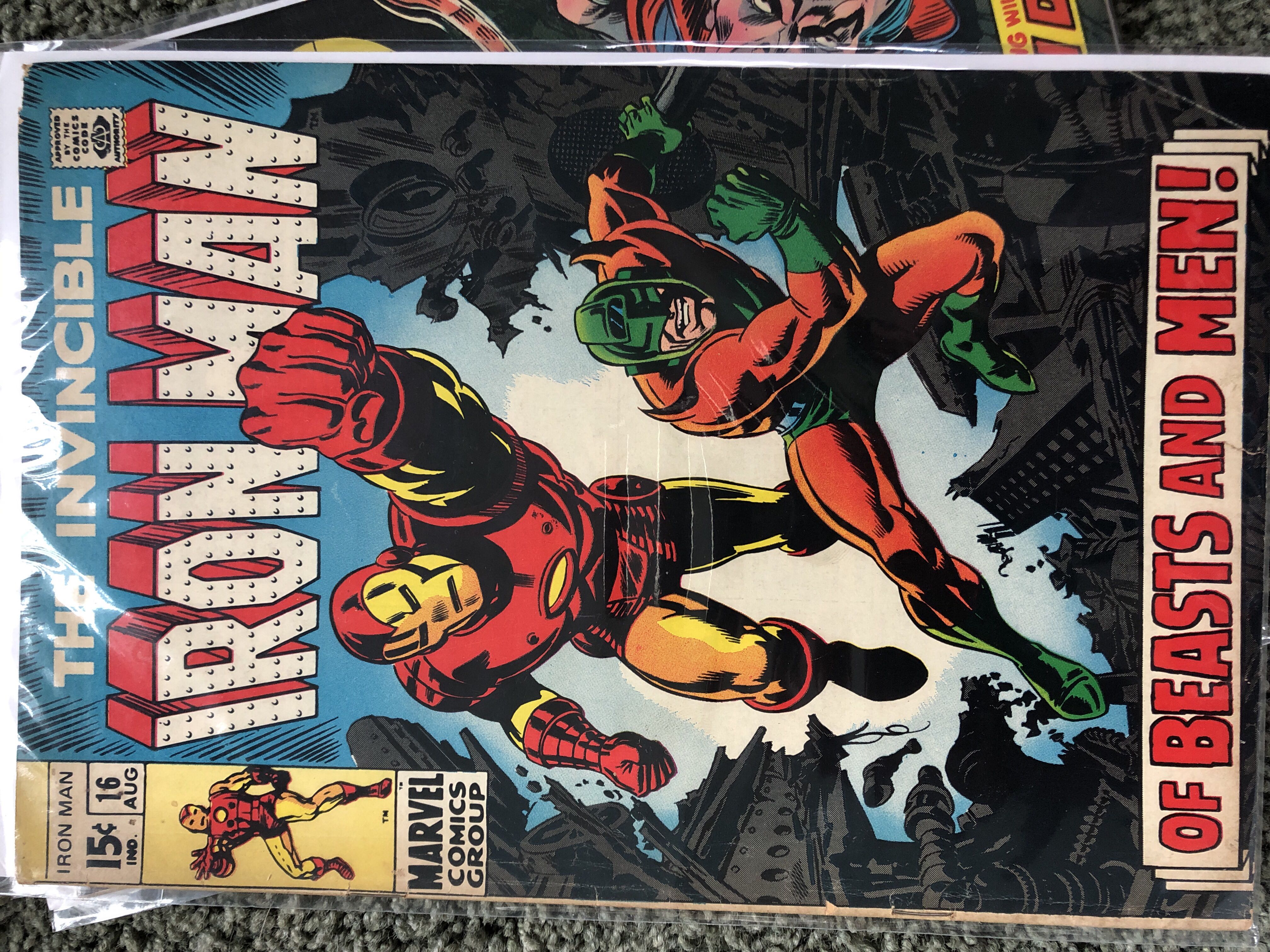 Invincible Iron Man - A Marvel Magazine (16 - Aug 1969) comic book collectible [Barcode 9780785136866] - Main Image 2