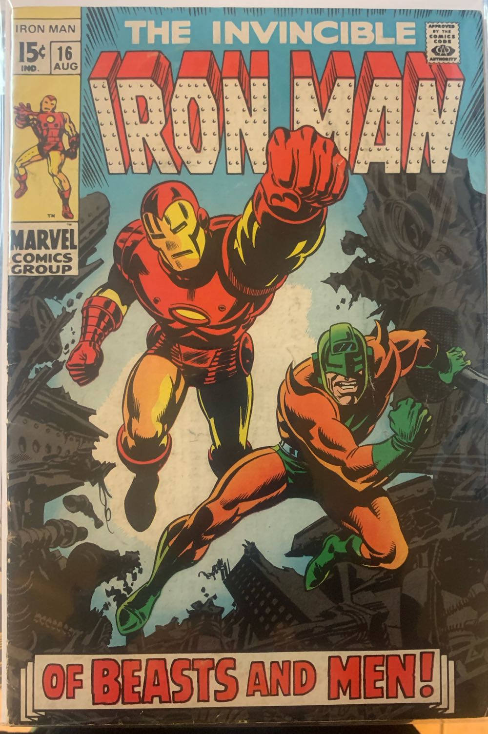 Invincible Iron Man - A Marvel Magazine (16 - Aug 1969) comic book collectible [Barcode 9780785136866] - Main Image 3