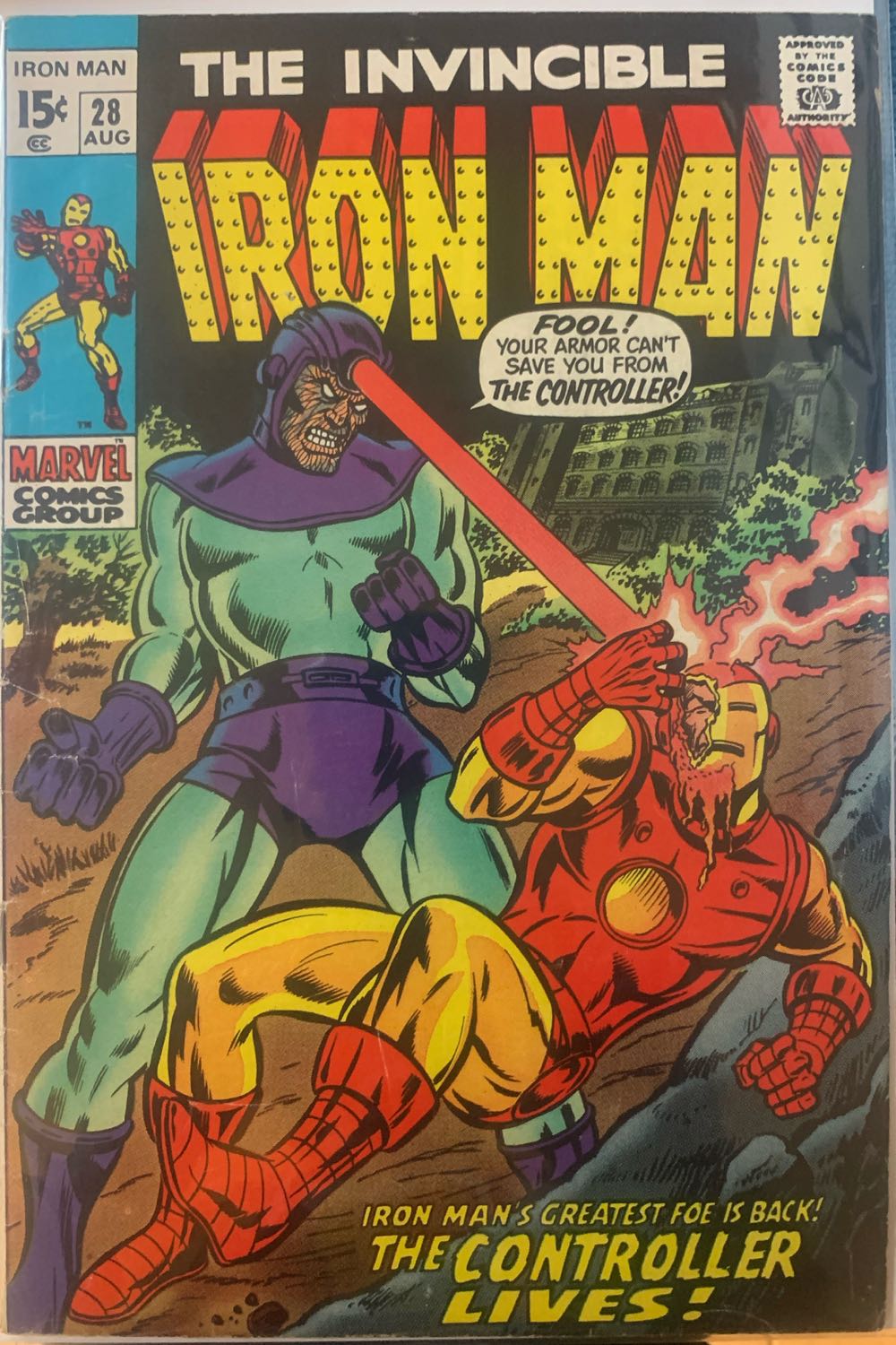 Invincible Iron Man, The - Marvel Comics (28 - Aug 1970) comic book collectible [Barcode 9780785136866] - Main Image 2