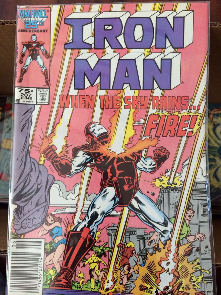 The Invincible Iron Man - Marvel Comics (207 - Jun 1986) comic book collectible [Barcode 759606064274] - Main Image 1