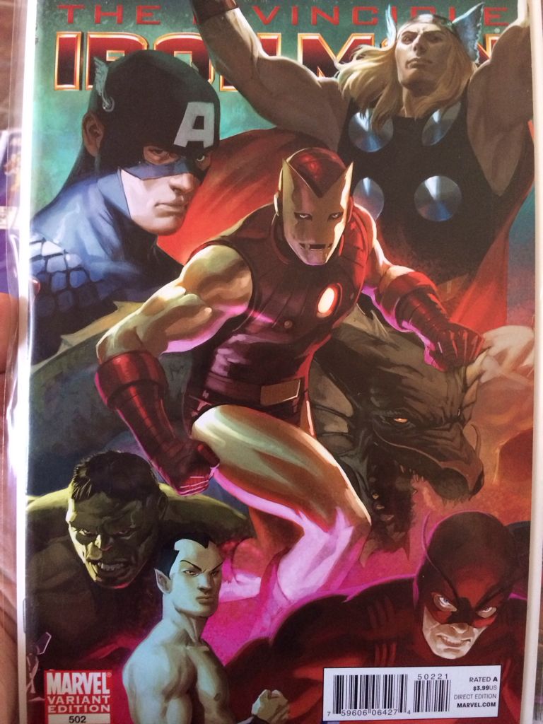 The Invincible Iron Man  (502) comic book collectible [Barcode 9780785136866] - Main Image 1