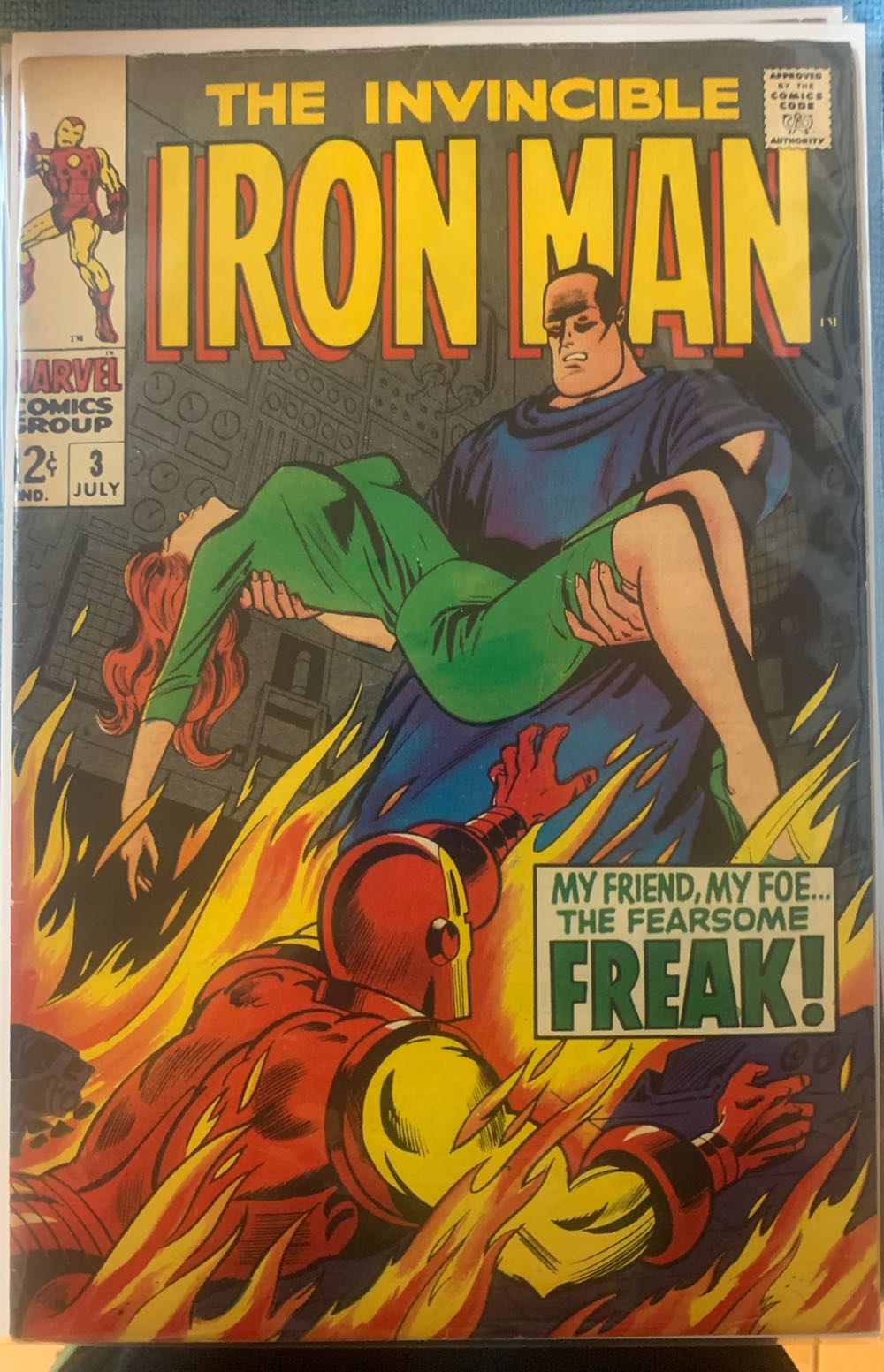 Invincible Iron Man, The - Marvel Comic Group (3 - Jul 1968) comic book collectible [Barcode 074470032526] - Main Image 3