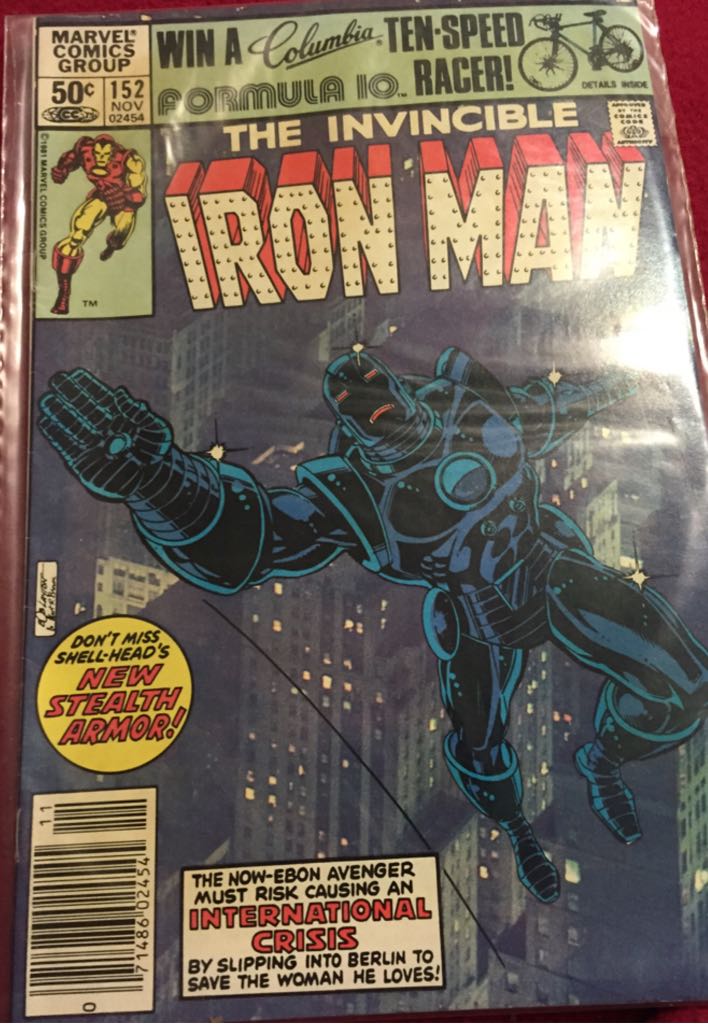 Iron Man - Marvel (152 - Nov 1981) comic book collectible [Barcode 071486024545] - Main Image 1