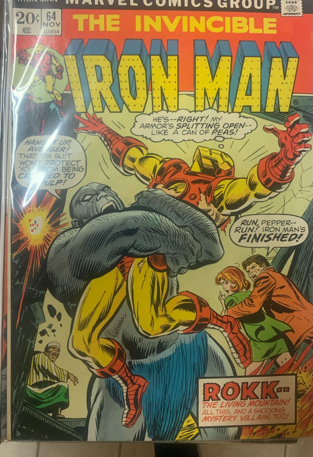 Iron Man - Marvel (64 - Nov 1973) comic book collectible [Barcode 074470032526] - Main Image 2