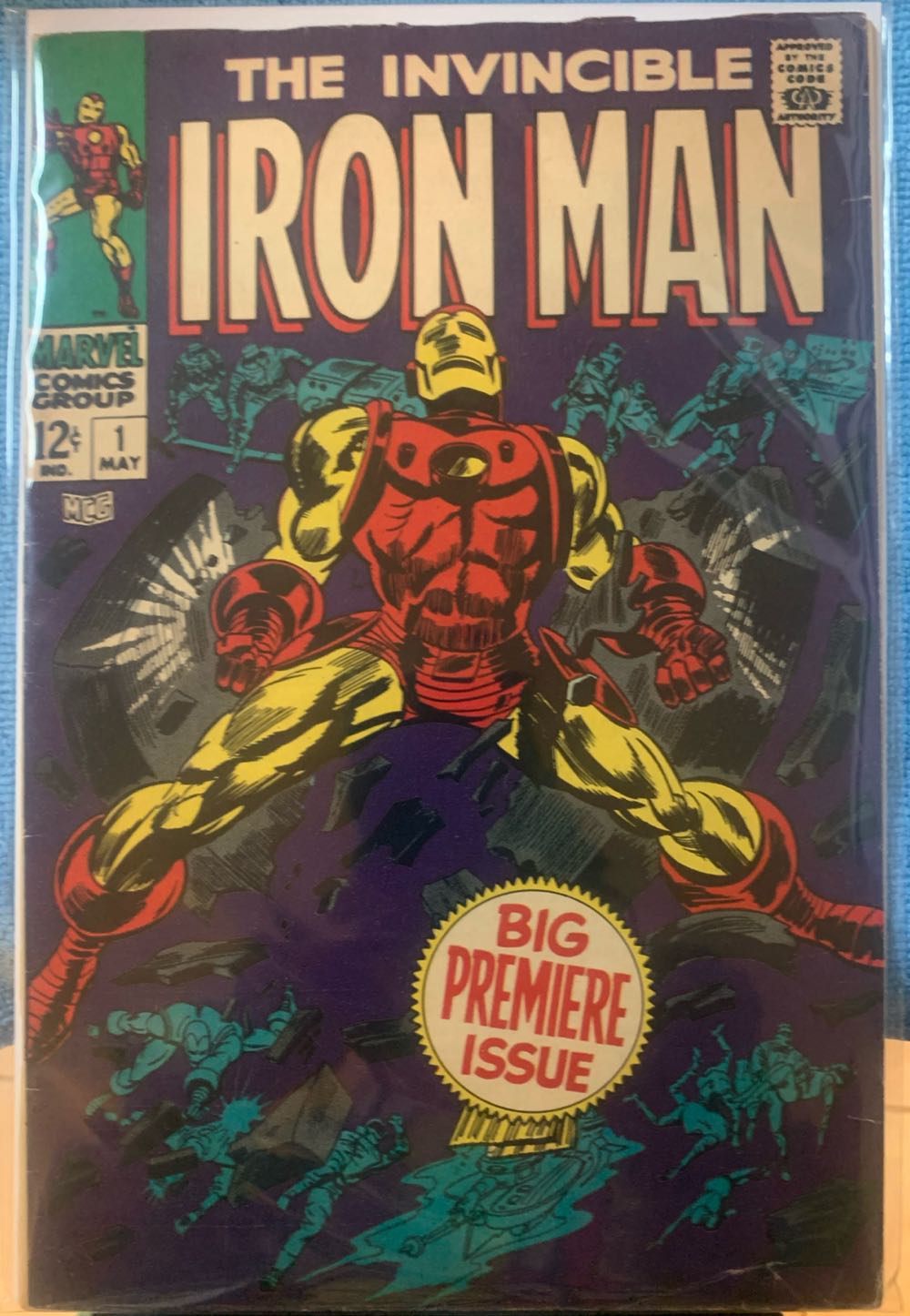 The Invincible Iron Man - Marvel Comics (1 - May 1968) comic book collectible [Barcode 074470032526] - Main Image 3