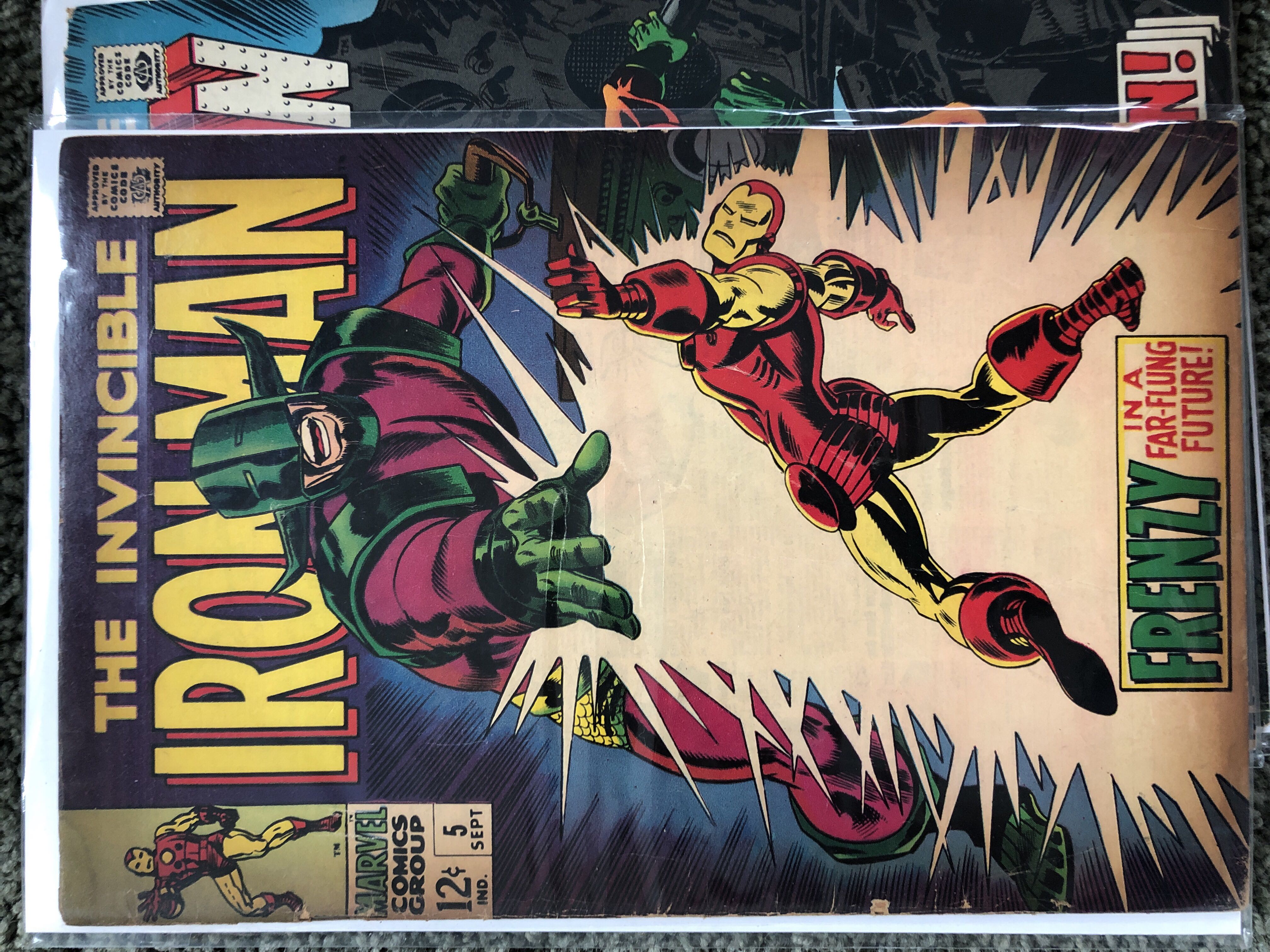 Iron Man - Atlas Magazines, Inc. (5 - Sep 1968) comic book collectible [Barcode 074470032526] - Main Image 2