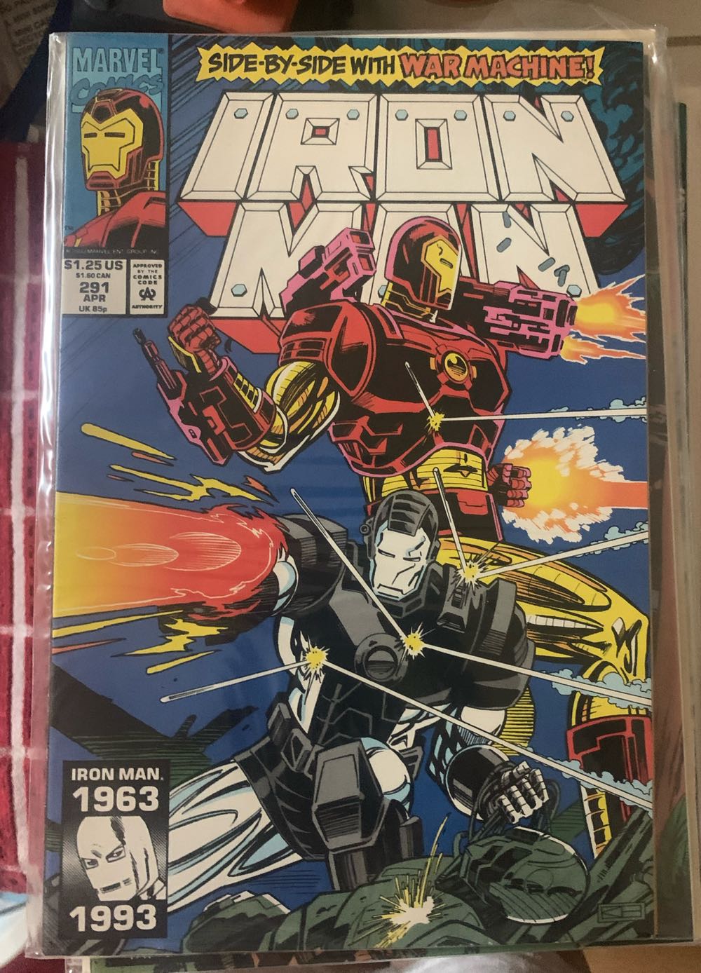 The Invincible Iron Man - Marvel Comics (291 - Apr 1993) comic book collectible [Barcode 074470032526] - Main Image 2