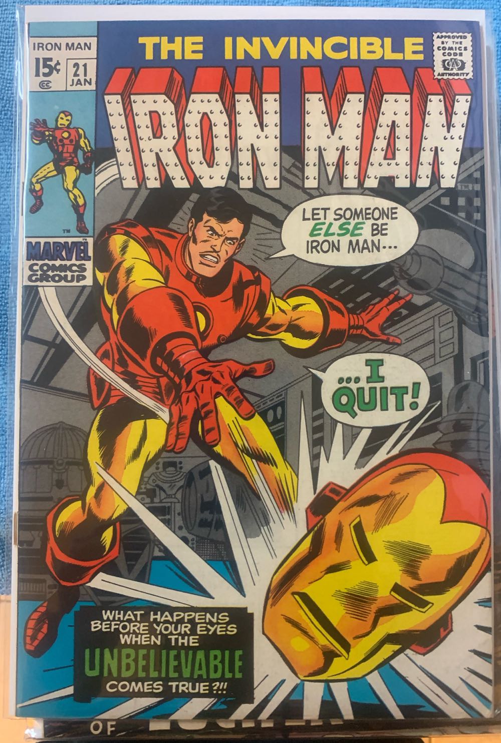 The Invincible Iron Man - Marvel Comics Group (21 - 01/1970) comic book collectible [Barcode 5960606427] - Main Image 2