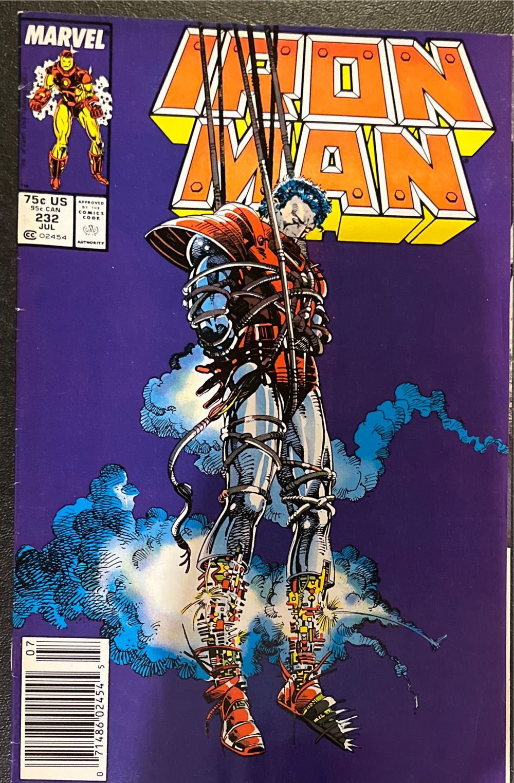 Iron Man - Marvel (232 - Jul 1988) comic book collectible [Barcode 071486024545] - Main Image 3