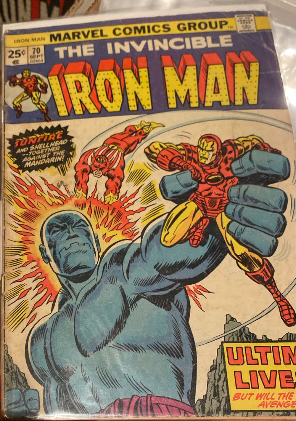Iron Man - Marvel Comics Group (70 - Sep 1974) comic book collectible [Barcode 074470032526] - Main Image 3