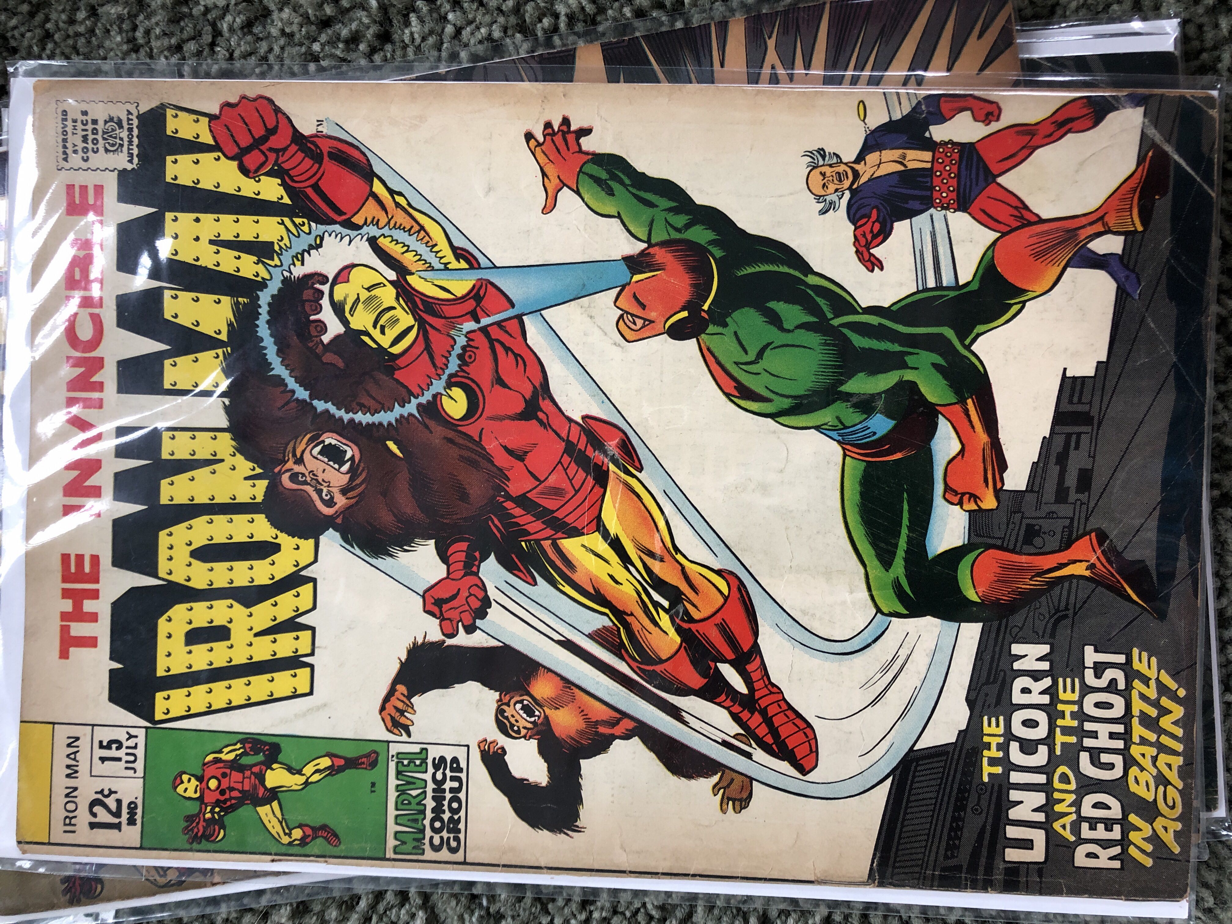 Iron Man (Vol. 1) - Marvel Comics (15 - Jul 1969) comic book collectible [Barcode 074470032526] - Main Image 2