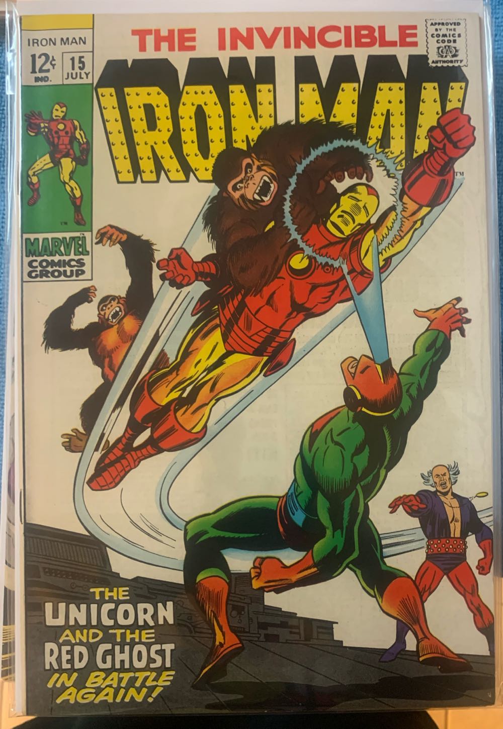 Iron Man (Vol. 1) - Marvel Comics (15 - Jul 1969) comic book collectible [Barcode 074470032526] - Main Image 3