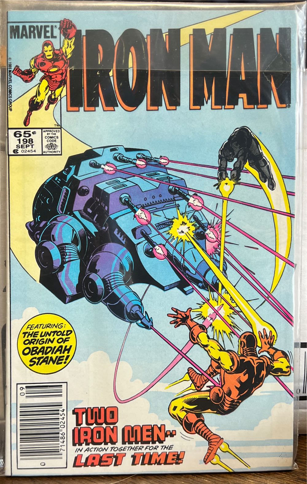 Iron Man - Marvel (198 - Sep 1985) comic book collectible [Barcode 071486024545] - Main Image 2