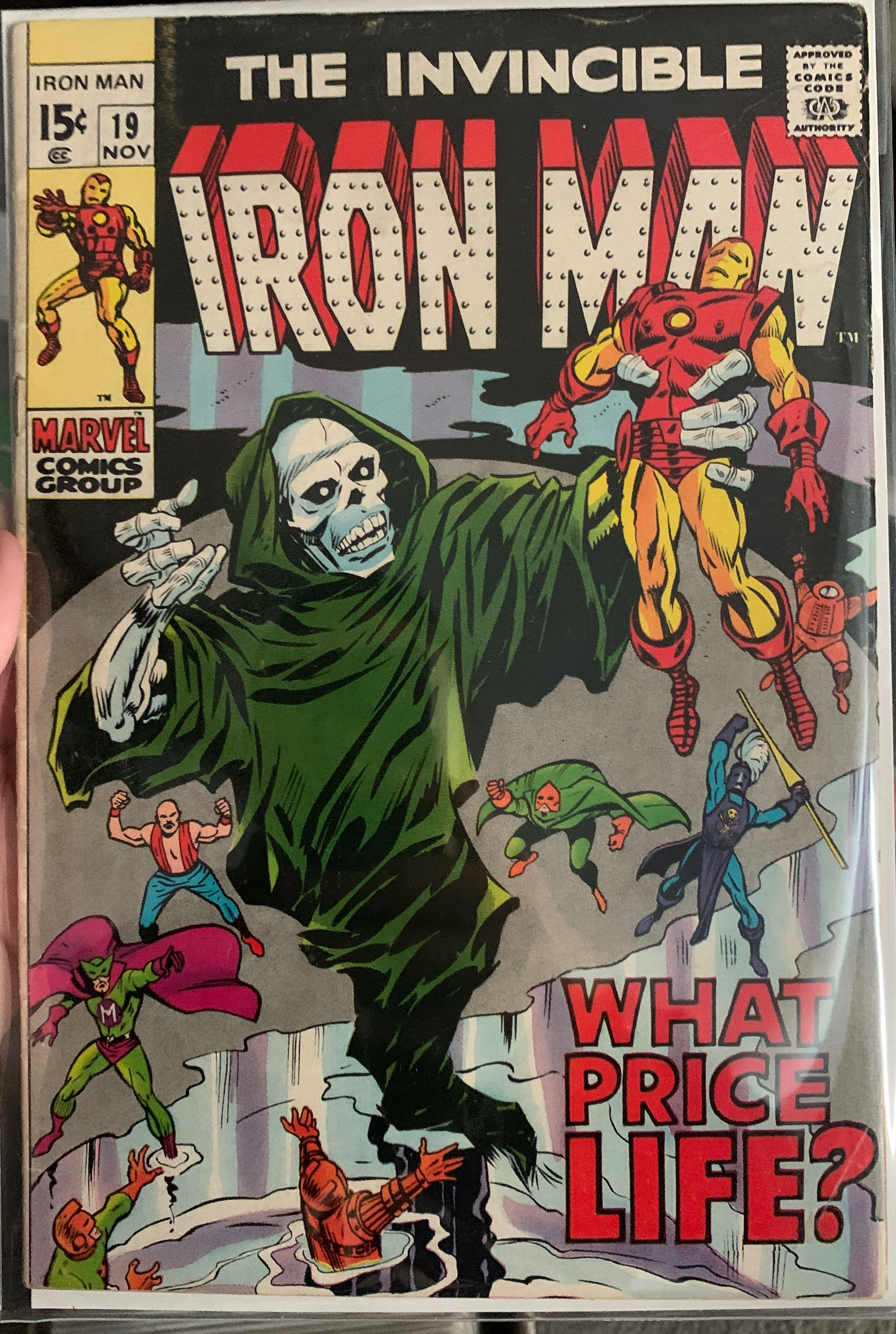 The Invincible Iron Man (1968) - Marvel Comics (19 - Nov 1969) comic book collectible [Barcode 074470032526] - Main Image 2
