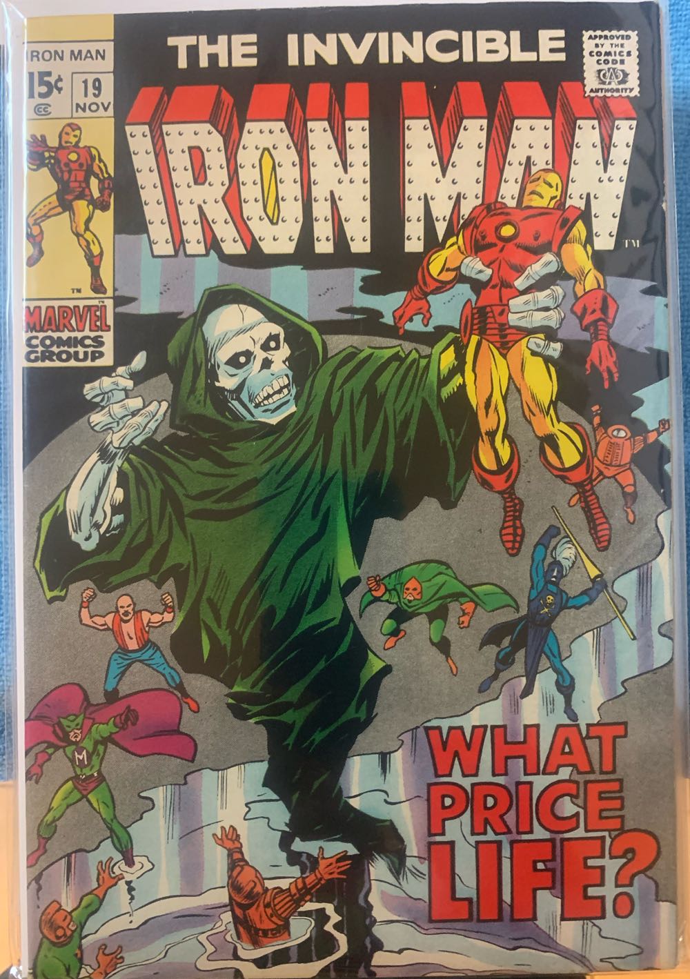 The Invincible Iron Man (1968) - Marvel Comics (19 - Nov 1969) comic book collectible [Barcode 074470032526] - Main Image 3
