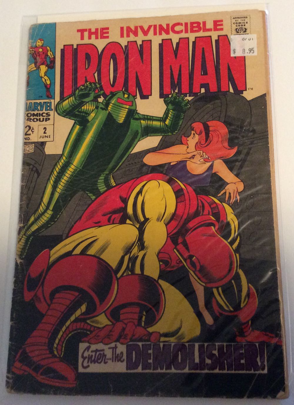 The Invincible Iron Man (1968) - Marvel Comics (2 - Jun 1968) comic book collectible [Barcode 074470032526] - Main Image 2