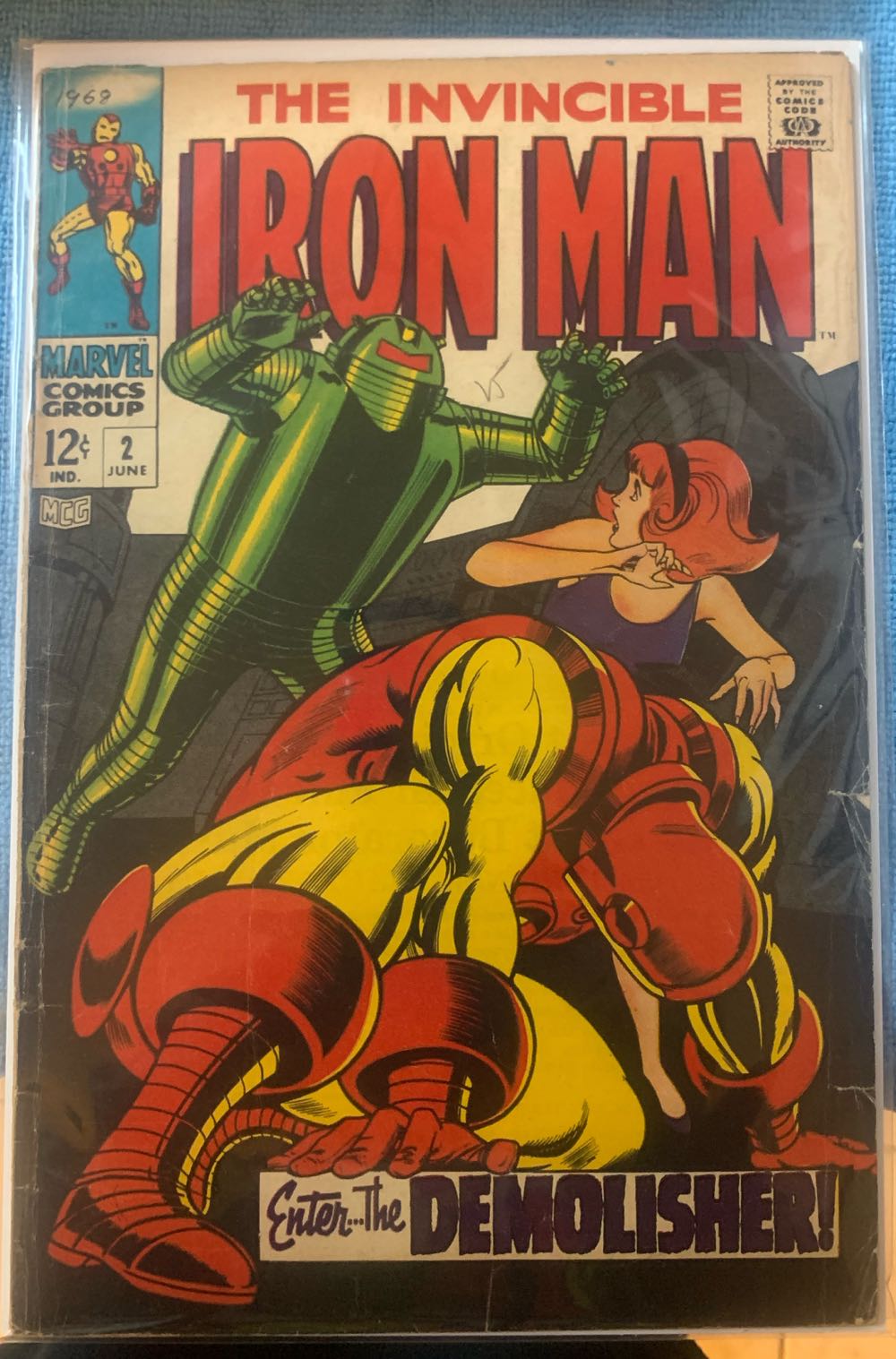 The Invincible Iron Man (1968) - Marvel Comics (2 - Jun 1968) comic book collectible [Barcode 074470032526] - Main Image 3